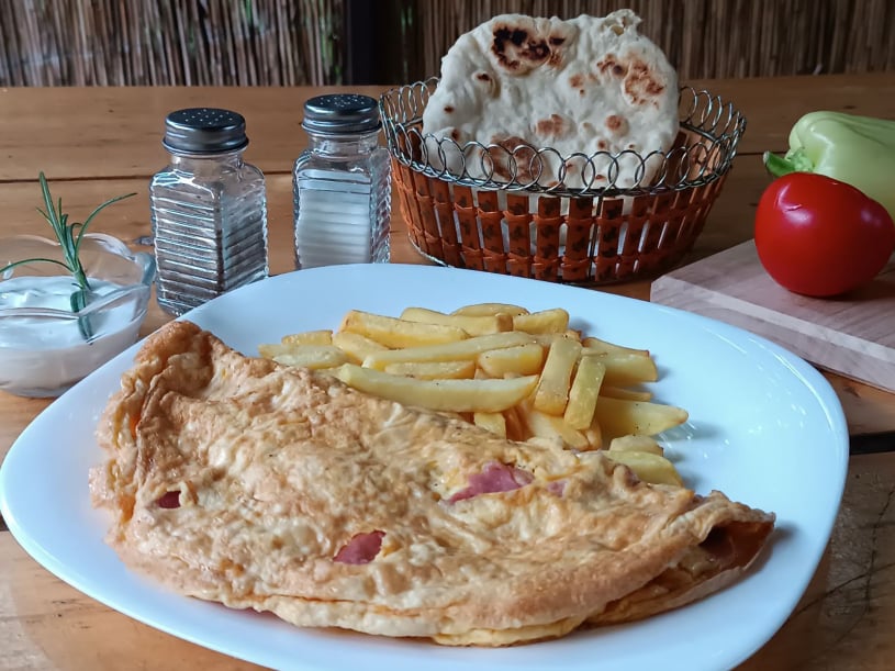 Omlet sa šunkom 